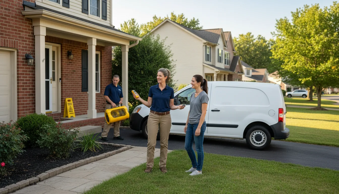 Residential water damage restoration in Alder, MT